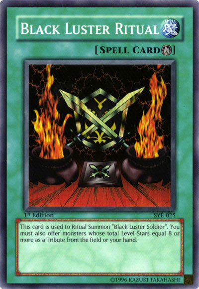 Black Luster Ritual [SYE-025] Super Rare Yu-Gi-Oh!