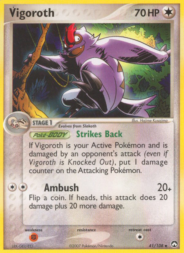 Vigoroth (41/108) [EX: Power Keepers] Pokémon