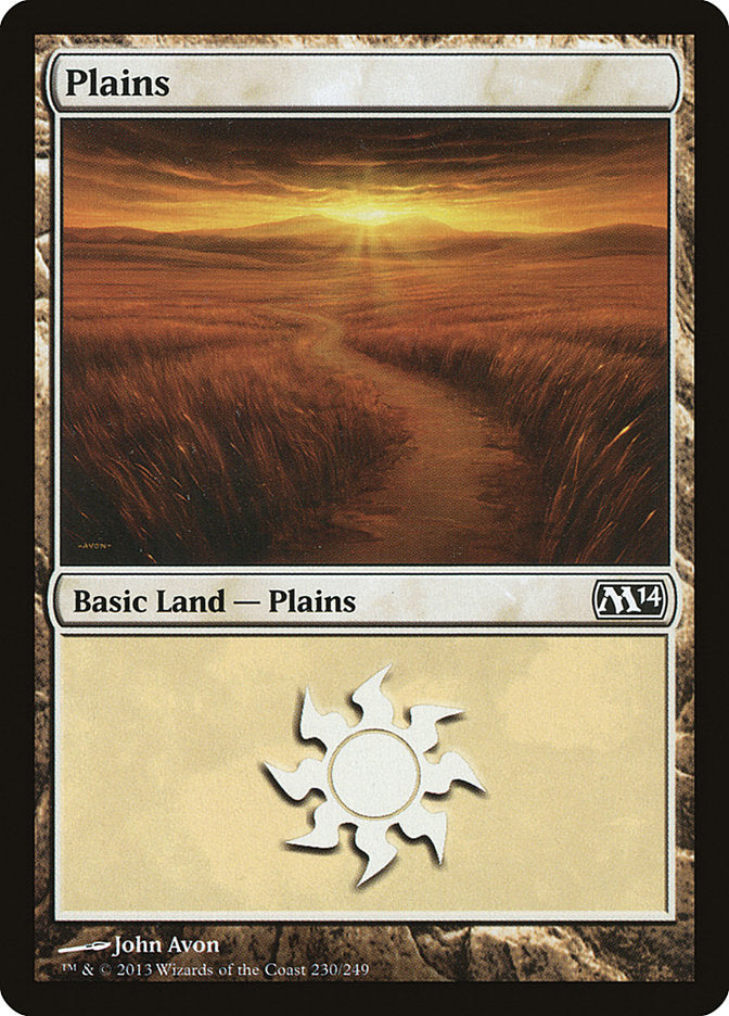 Plains (230) [Magic 2014] Magic: The Gathering