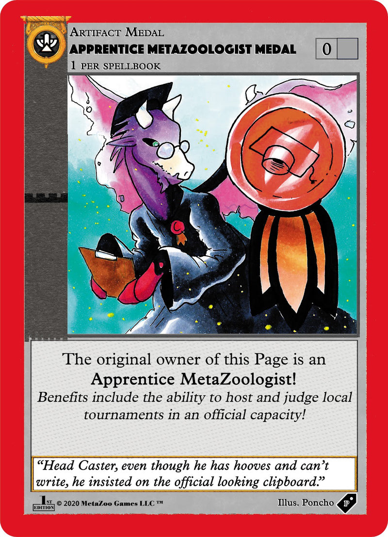 Apprentice Metazoologist Medal [Medals] Metazoo