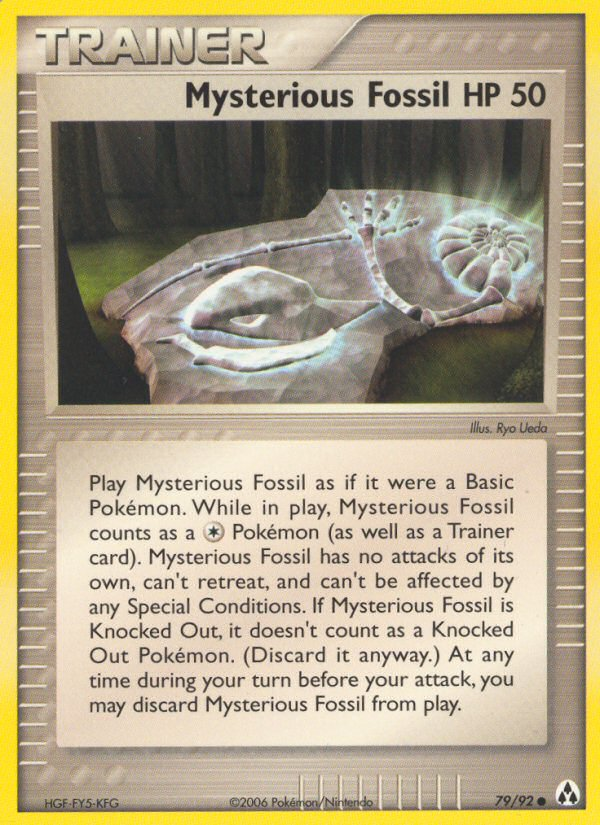 Mysterious Fossil (79/92) [EX: Legend Maker] Pokémon