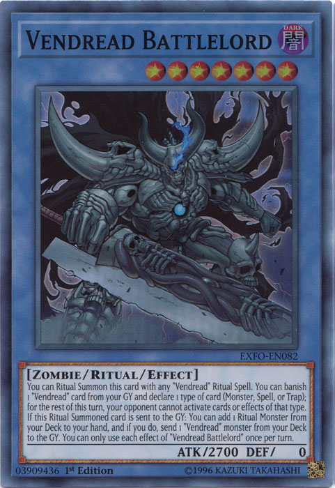 Vendread Battlelord [EXFO-EN082] Super Rare Yu-Gi-Oh!