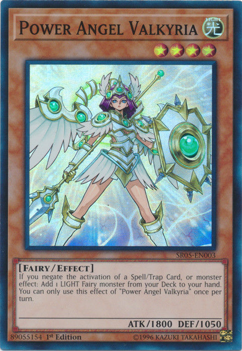 Power Angel Valkyria [SR05-EN003] Super Rare Yu-Gi-Oh!