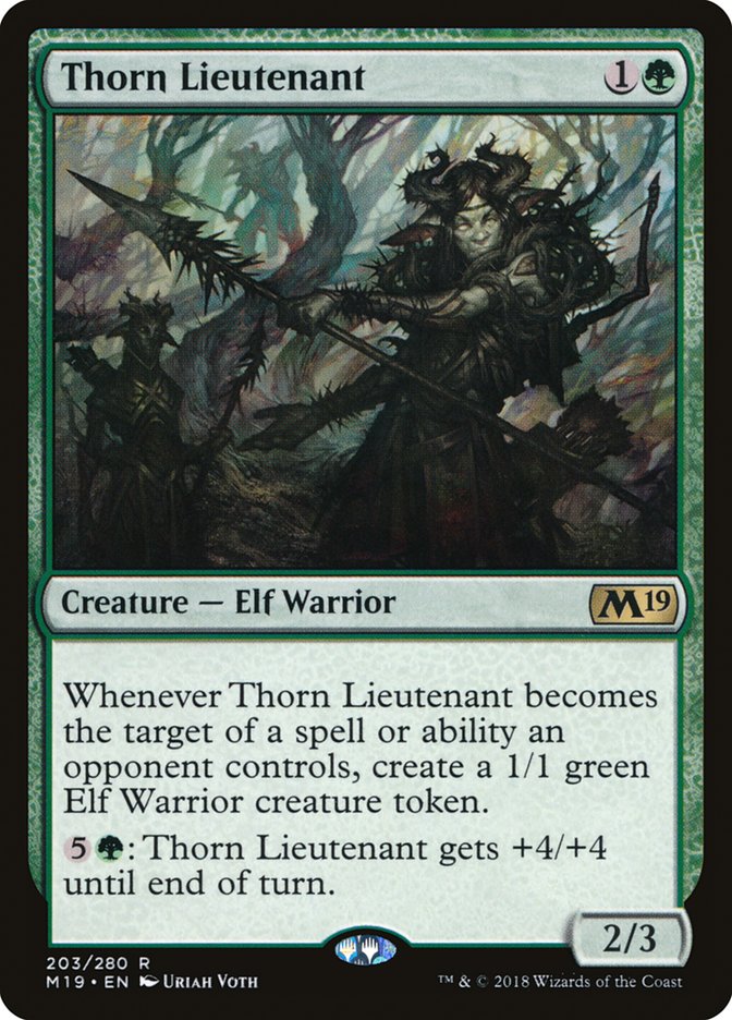 Thorn Lieutenant [Core Set 2019] Magic: The Gathering