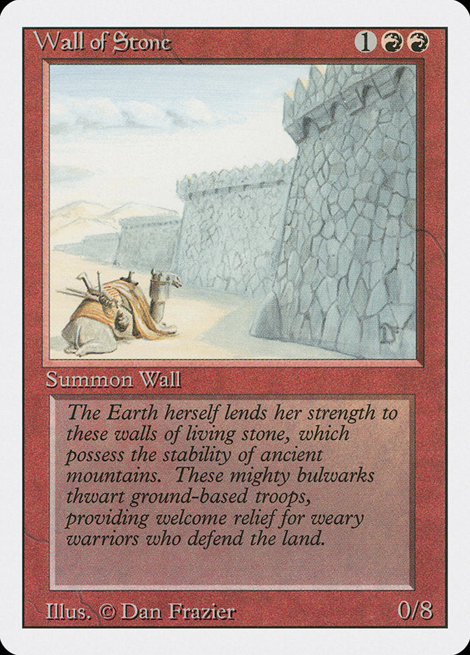 Wall of Stone [Revised Edition] Magic: The Gathering