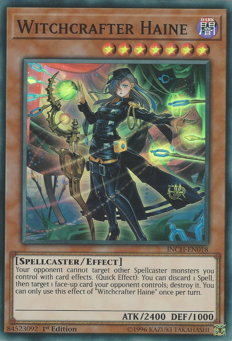 Witchcrafter Haine [INCH-EN018] Super Rare Yu-Gi-Oh!