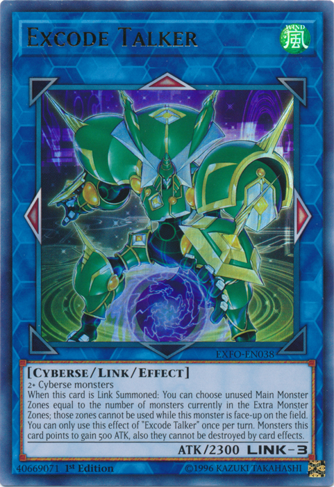 Excode Talker [EXFO-EN038] Ultra Rare Yu-Gi-Oh!