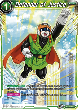 Defender of Justice (BT14-085) [Cross Spirits] Dragon Ball Super