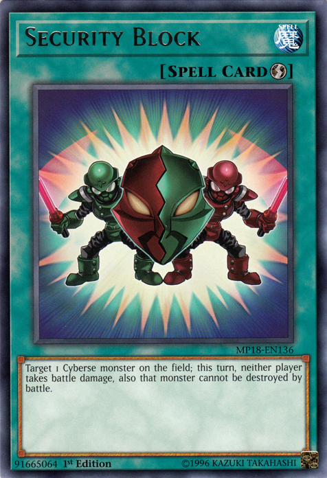 Security Block [MP18-EN136] Rare Yu-Gi-Oh!