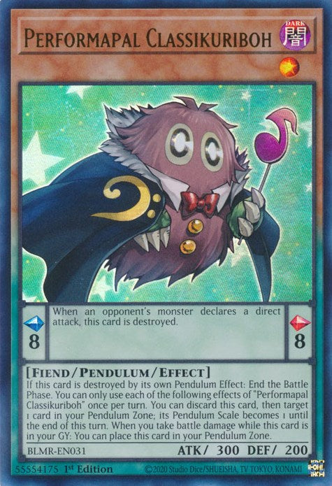 Performapal Classikuriboh [BLMR-EN031] Ultra Rare Yu-Gi-Oh!