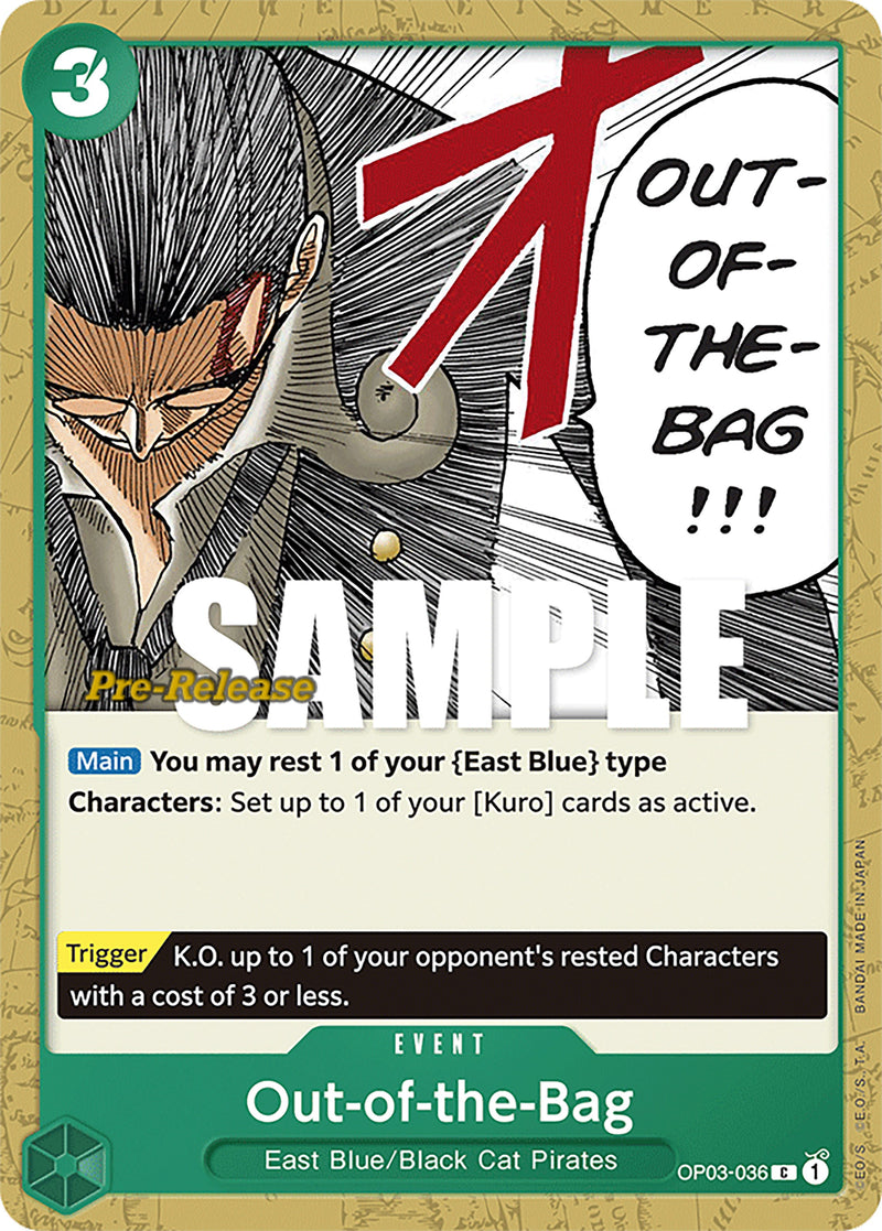 Out-of-the-Bag [Pillars of Strength Pre-Release Cards] Bandai