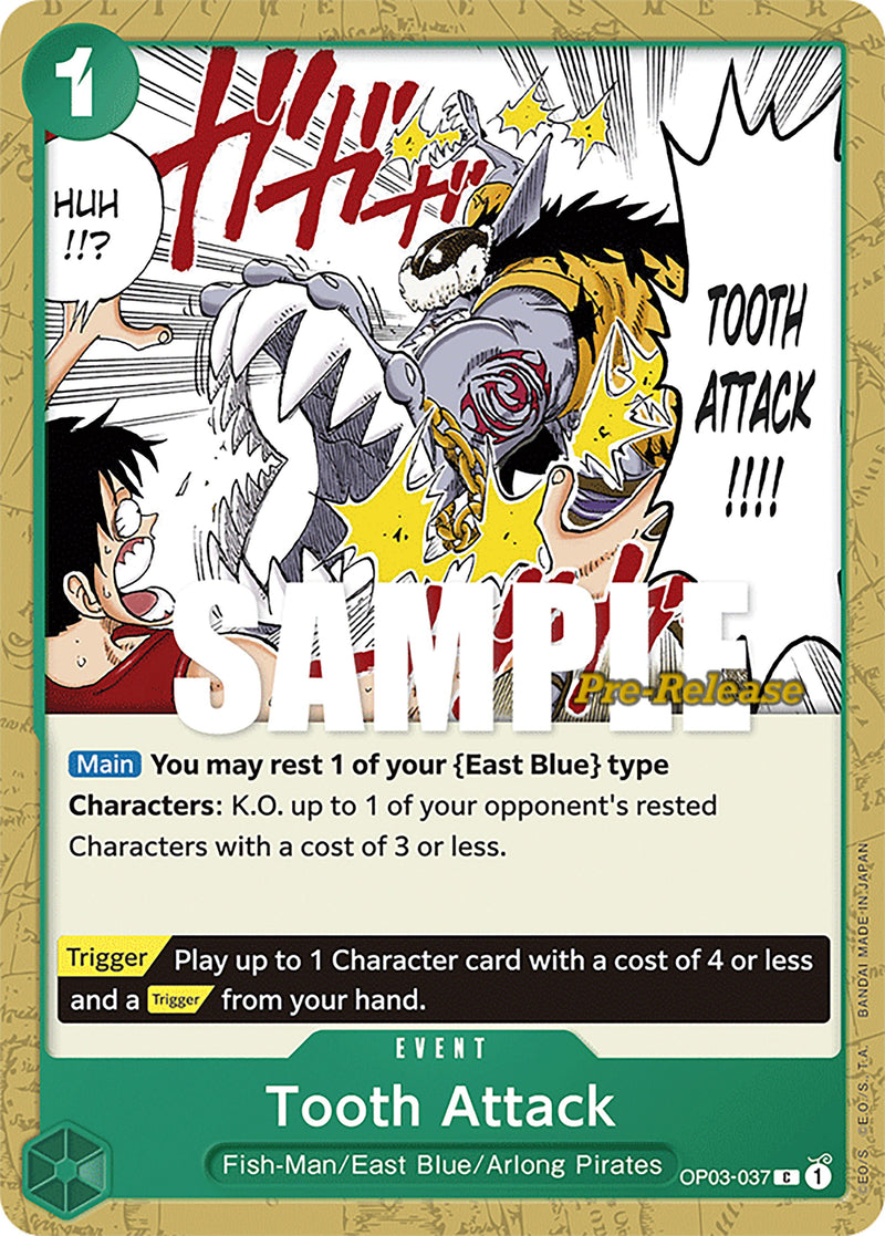 Tooth Attack [Pillars of Strength Pre-Release Cards] Bandai