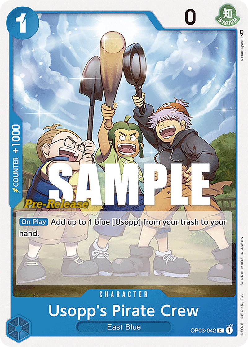 Usopp's Pirate Crew [Pillars of Strength Pre-Release Cards] Bandai