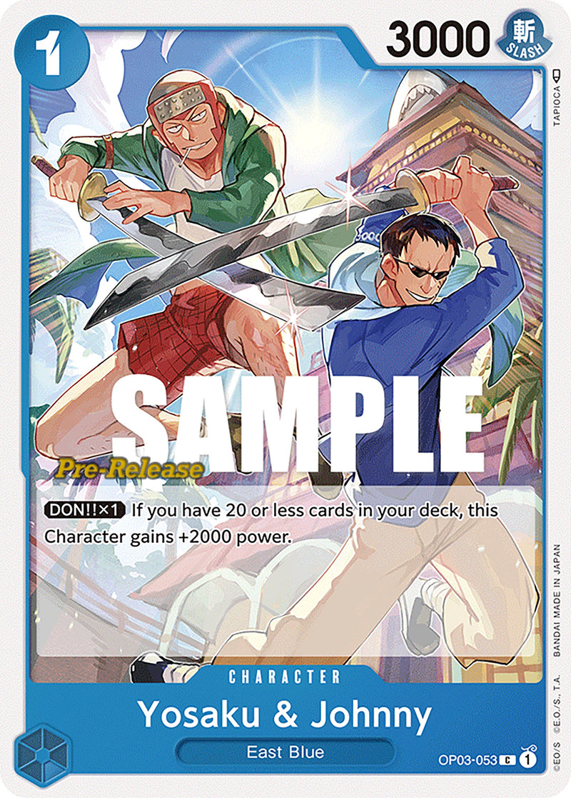 Yosaku & Johnny [Pillars of Strength Pre-Release Cards] Bandai