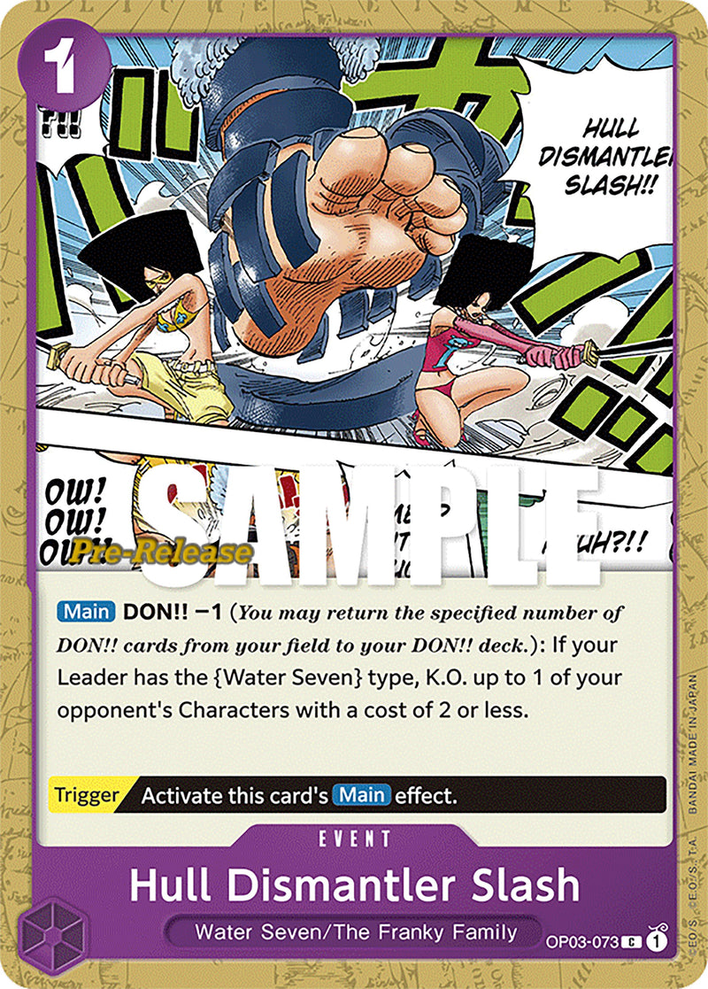 Hull Dismantler Slash [Pillars of Strength Pre-Release Cards] Bandai