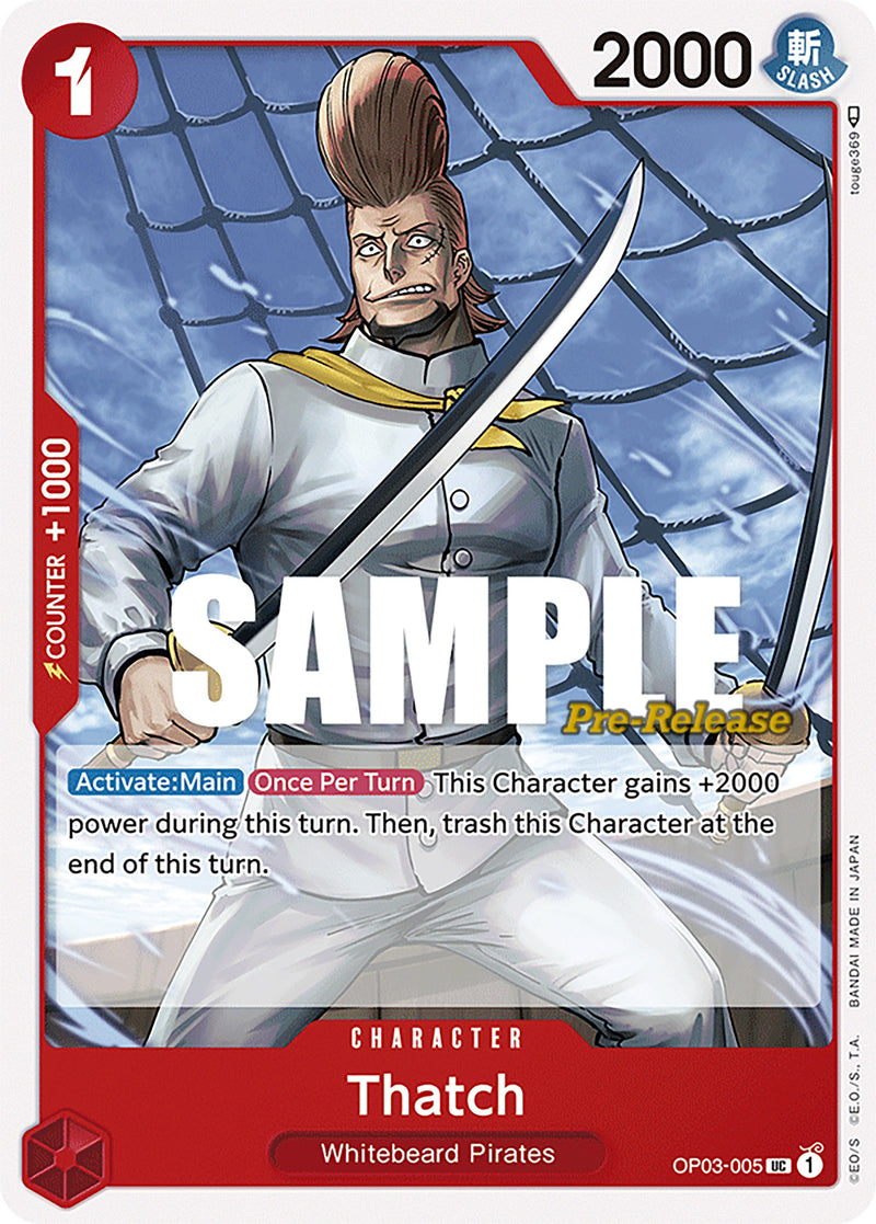 Thatch [Pillars of Strength Pre-Release Cards] Bandai