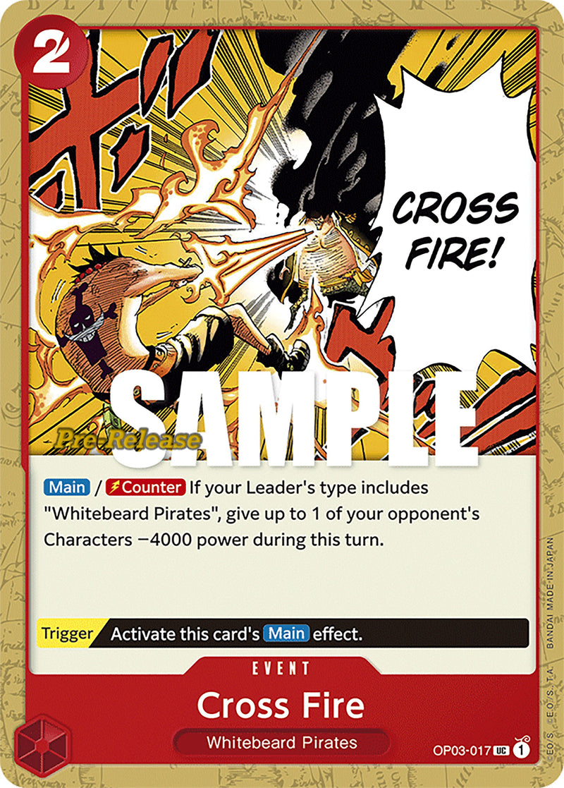 Cross Fire [Pillars of Strength Pre-Release Cards] Bandai