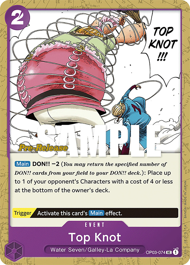 Top Knot [Pillars of Strength Pre-Release Cards] Bandai