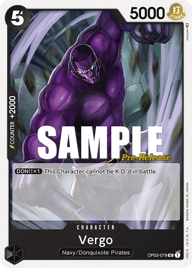 Vergo [Pillars of Strength Pre-Release Cards] Bandai