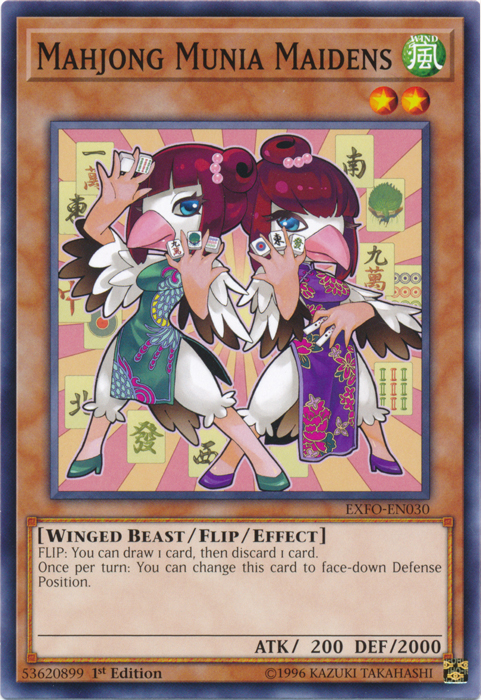 Mahjong Munia Maidens [EXFO-EN030] Common Yu-Gi-Oh!