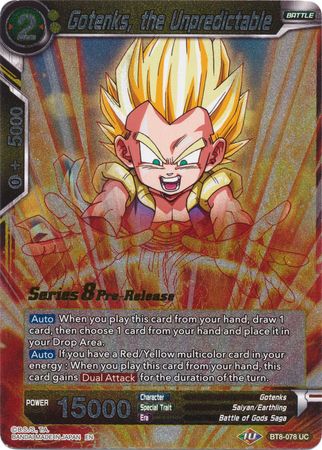 Gotenks, the Unpredictable (BT8-078_PR) [Malicious Machinations Prerelease Promos] Dragon Ball Super