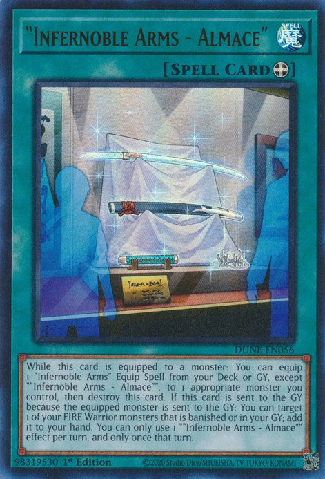 "Infernoble Arms - Almace" [DUNE-EN056] Ultra Rare Yu-Gi-Oh!