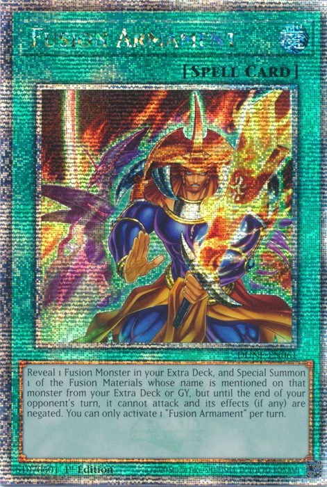 Fusion Armament [DUNE-EN061] Quarter Century Secret Rare Yu-Gi-Oh!