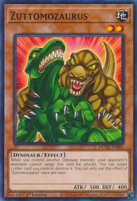 Zuttomozaurus [DUNE-EN081] Common Yu-Gi-Oh!