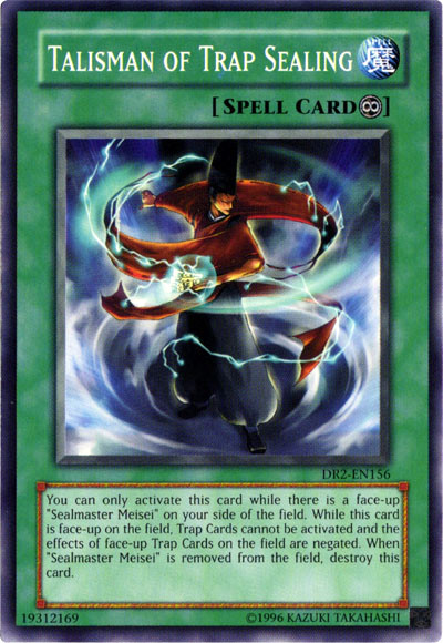 Talisman of Trap Sealing [DR2-EN156] Common Yu-Gi-Oh!