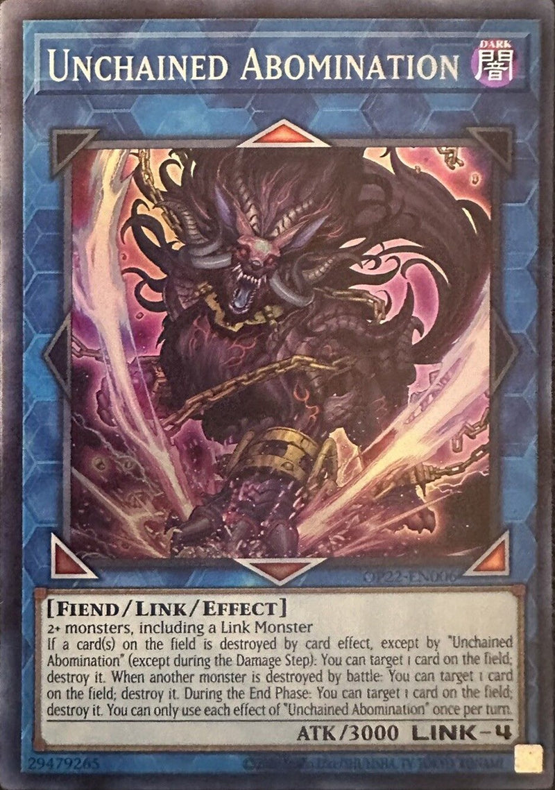 Unchained Abomination [OP22-EN006] Super Rare Yu-Gi-Oh!