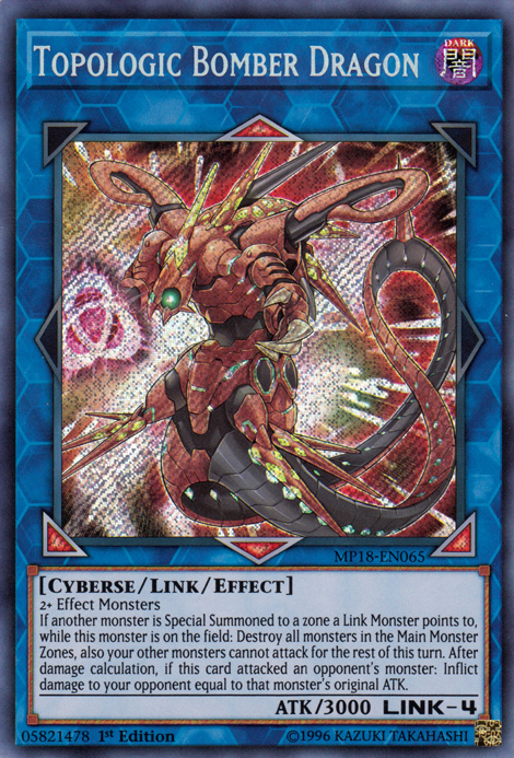 Topologic Bomber Dragon [MP18-EN065] Secret Rare Yu-Gi-Oh!