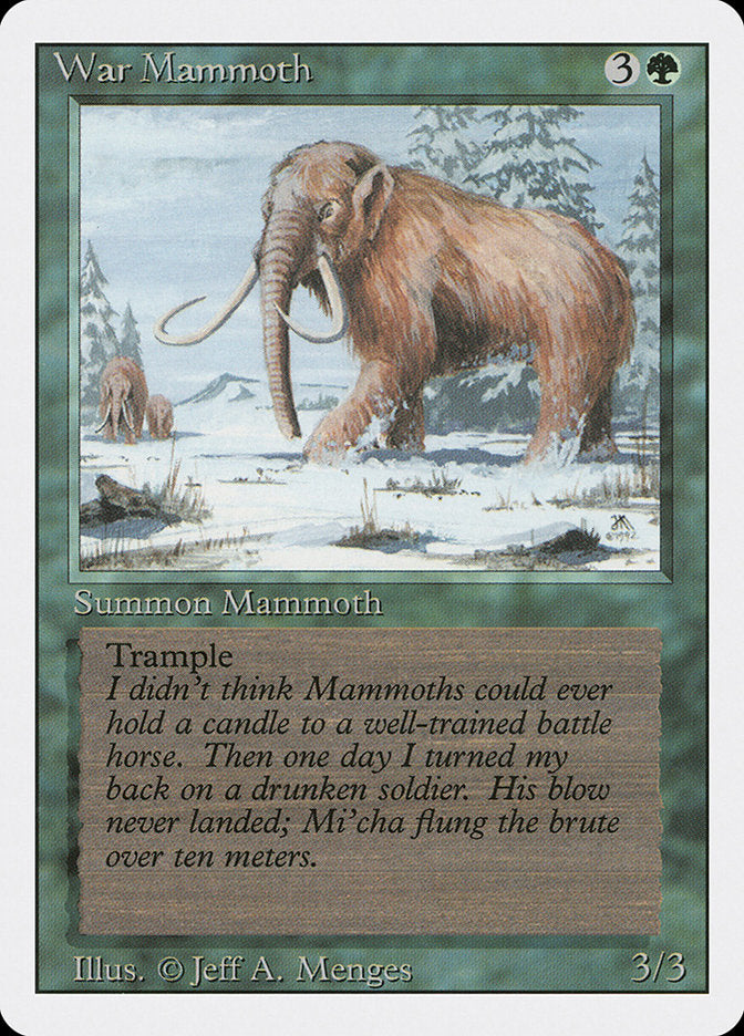 War Mammoth [Revised Edition] Magic: The Gathering
