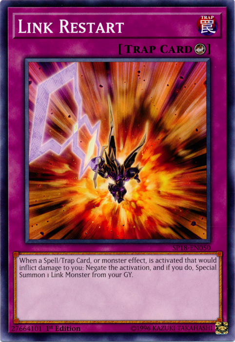 Link Restart [SP18-EN050] Common Yu-Gi-Oh!