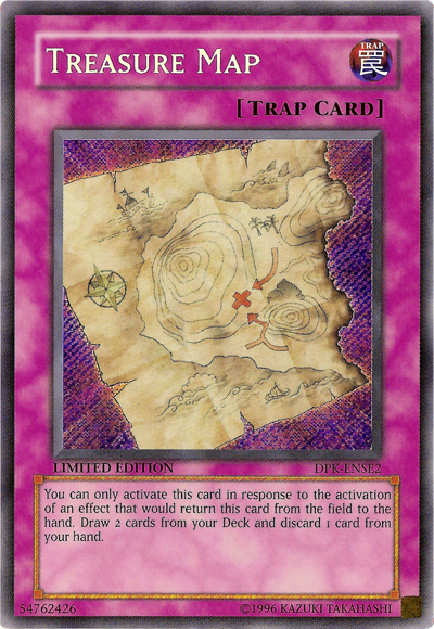 Treasure Map [DPK-ENSE2] Secret Rare Yu-Gi-Oh!