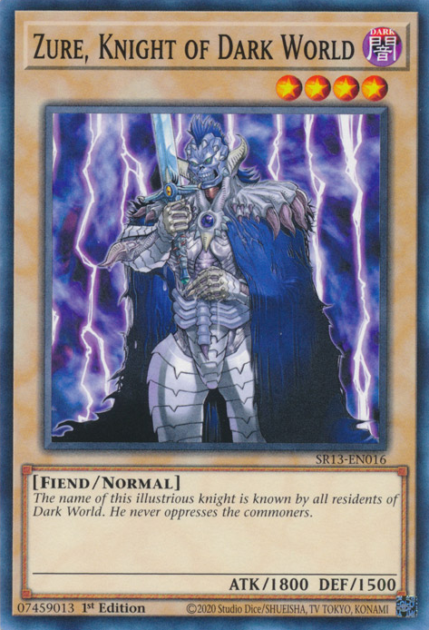 Zure, Knight of Dark World [SR13-EN016] Common Yu-Gi-Oh!