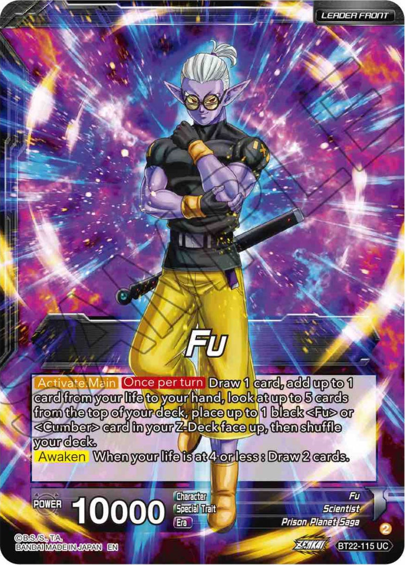 Fu // Super Fu, Heinous Commander (BT22-115) [Critical Blow] Dragon Ball Super