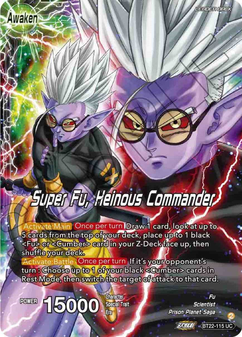 Fu // Super Fu, Heinous Commander (BT22-115) [Critical Blow] Dragon Ball Super
