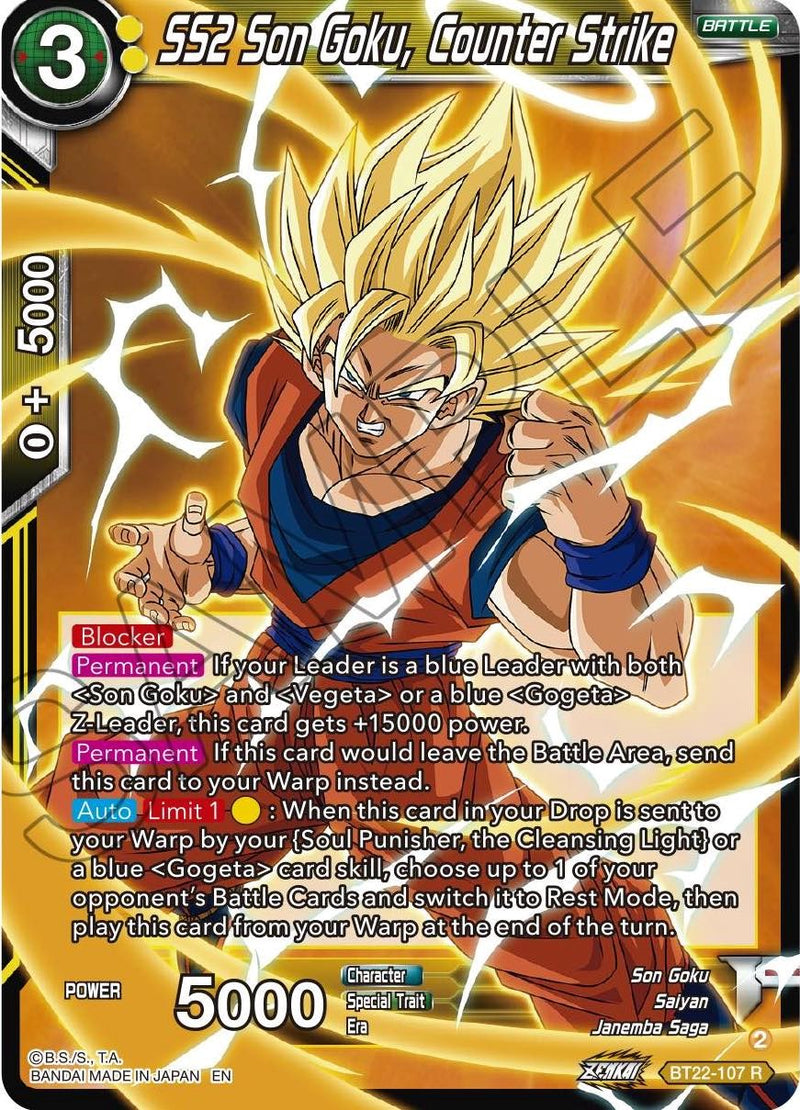 SS2 Son Goku, Counter Strike (BT22-107) [Critical Blow] Dragon Ball Super