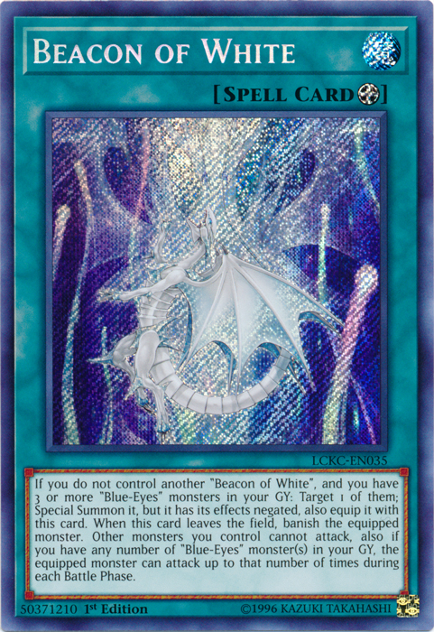 Beacon of White [LCKC-EN035] Secret Rare Yu-Gi-Oh!