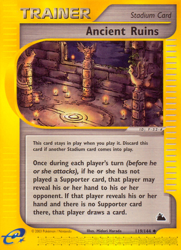 Ancient Ruins (119/144) [Skyridge] Pokémon