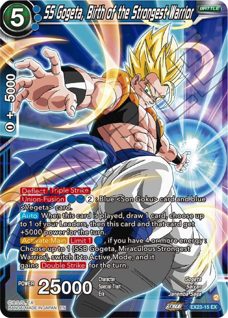 SS Gogeta, Birth of the Strongest Warrior (EX23-15) [Premium Anniversary Box 2023] Dragon Ball Super