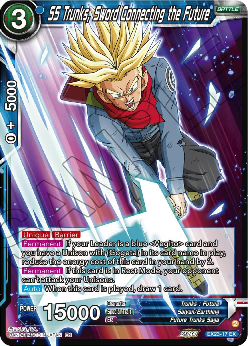 SS Trunks, Sword Connecting the Future (EX23-17) [Premium Anniversary Box 2023] Dragon Ball Super