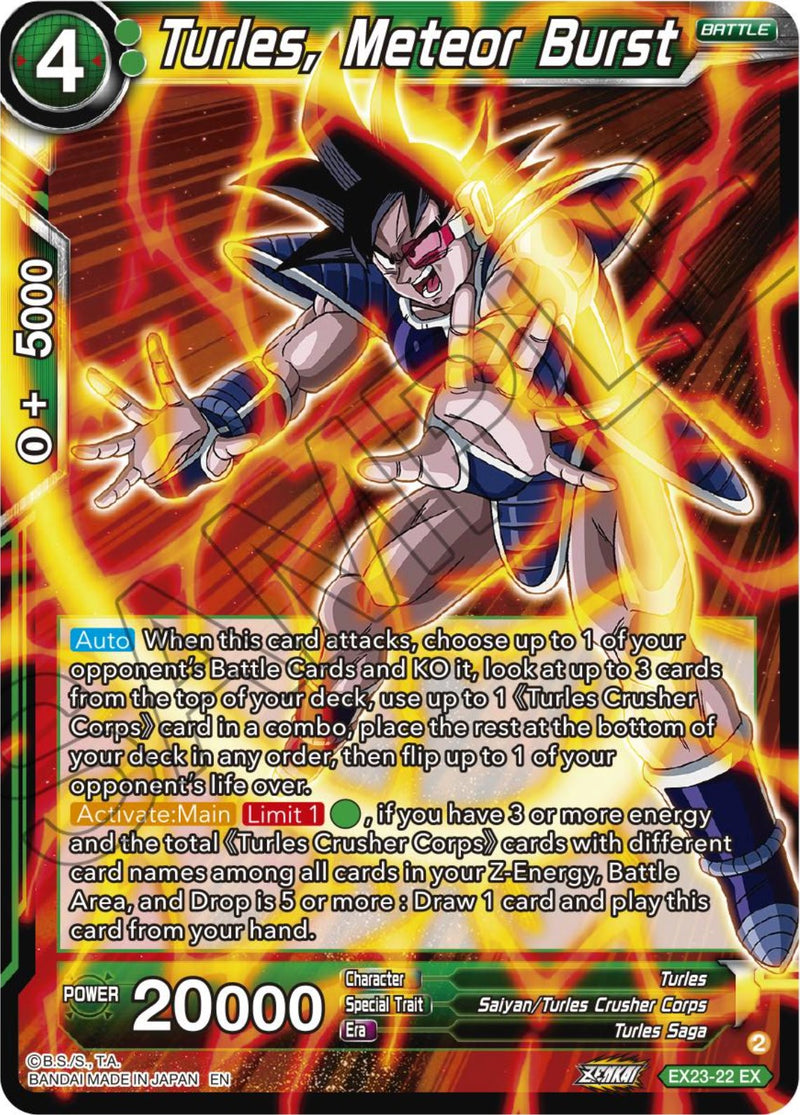 Turles, Meteor Burst (EX23-22) [Premium Anniversary Box 2023] Dragon Ball Super