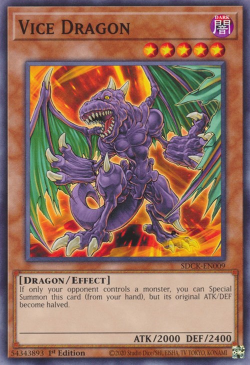 Vice Dragon [SDCK-EN009] Common Yu-Gi-Oh!