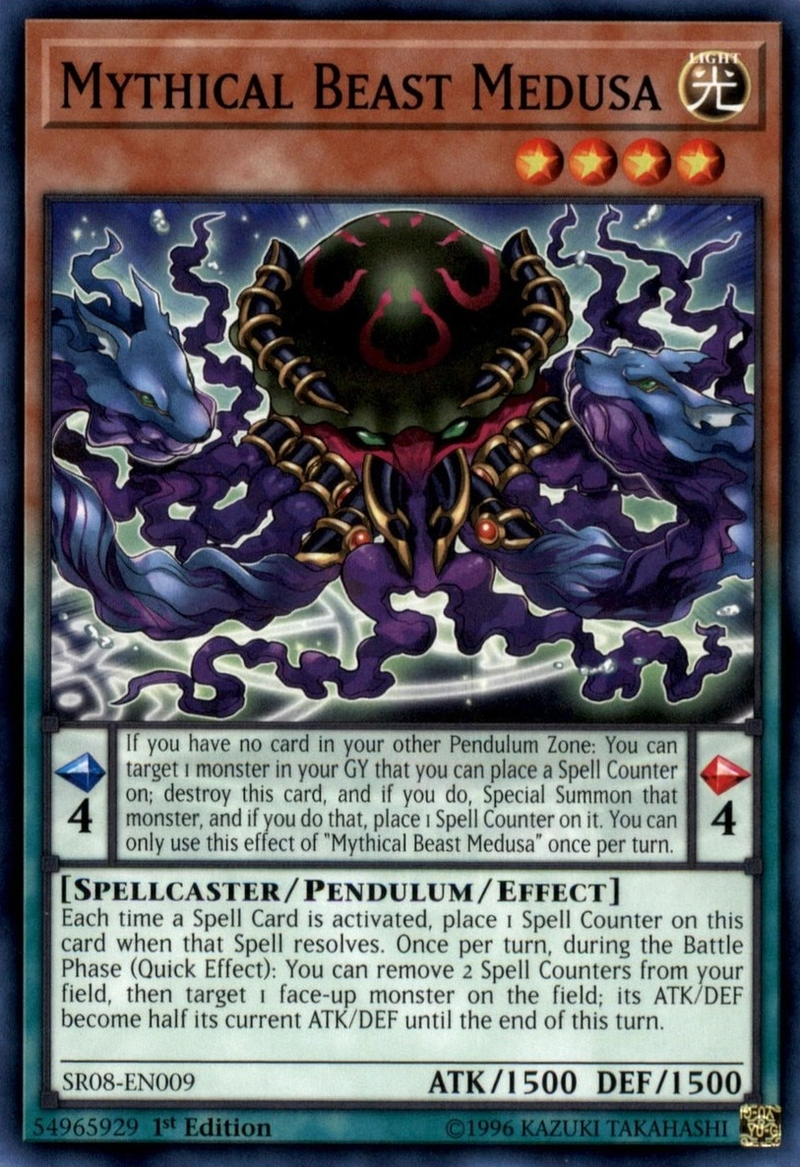 Mythical Beast Medusa [SR08-EN009] Common Yu-Gi-Oh!