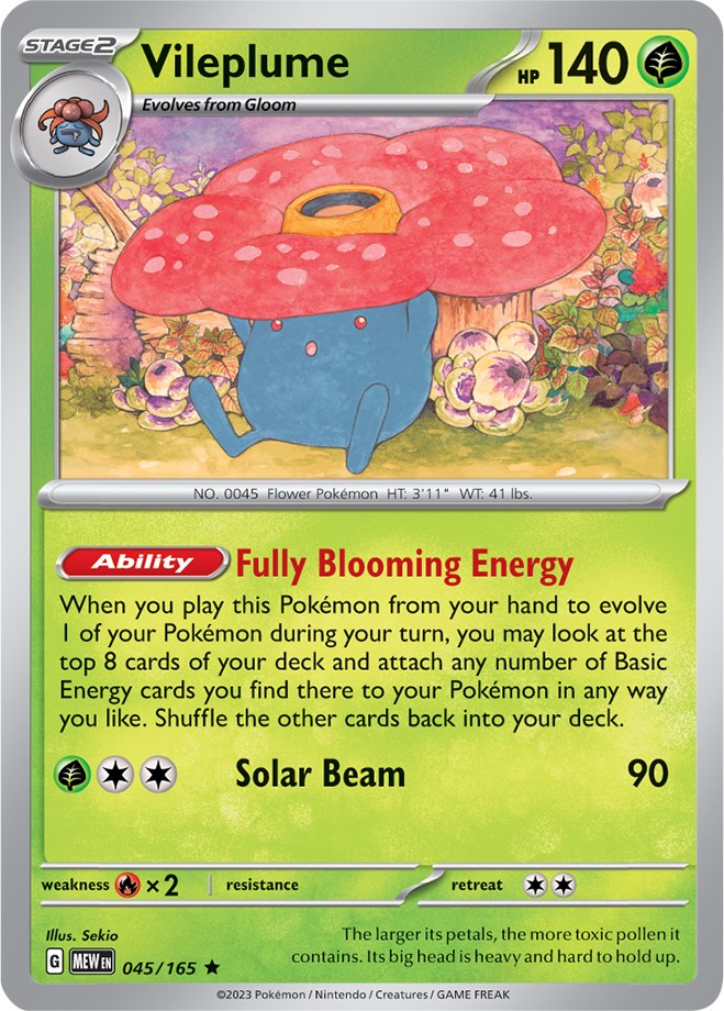 Vileplume (045/165) [Scarlet & Violet: 151] Pokémon