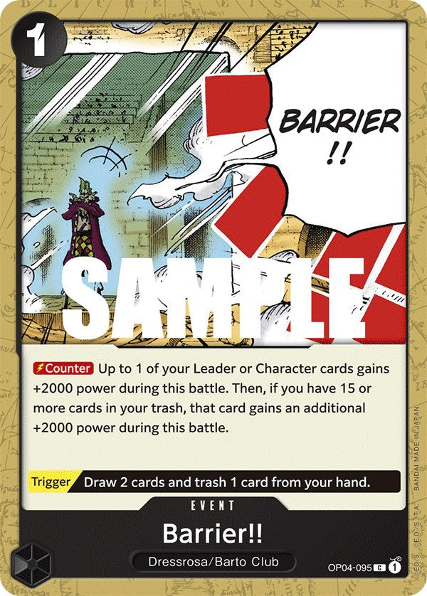 Barrier!! [Kingdoms of Intrigue] Bandai