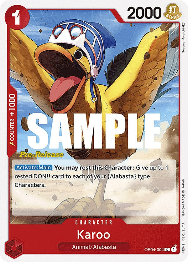 Karoo [Kingdoms of Intrigue Pre-Release Cards] Bandai