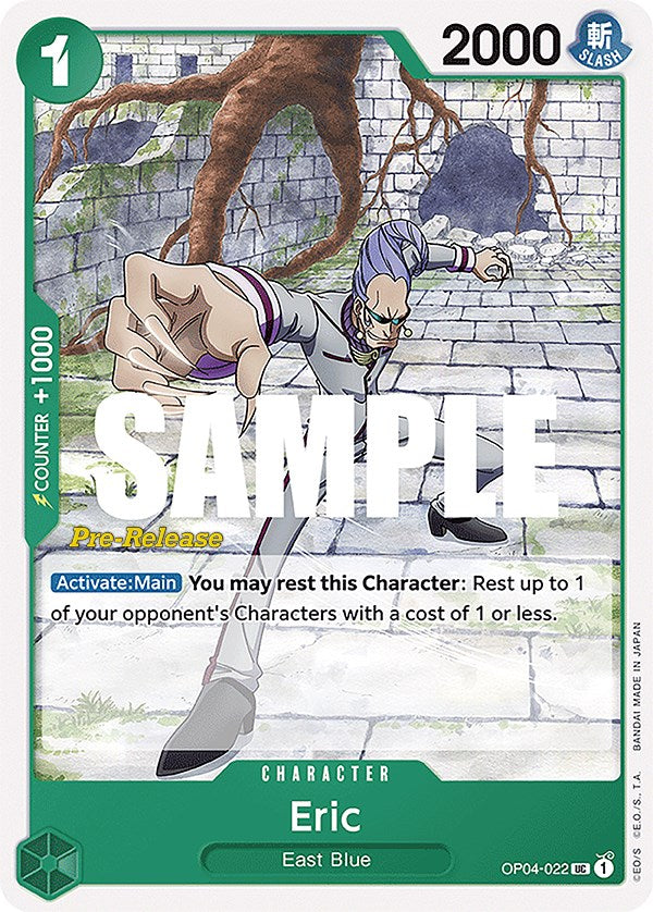 Eric [Kingdoms of Intrigue Pre-Release Cards] Bandai