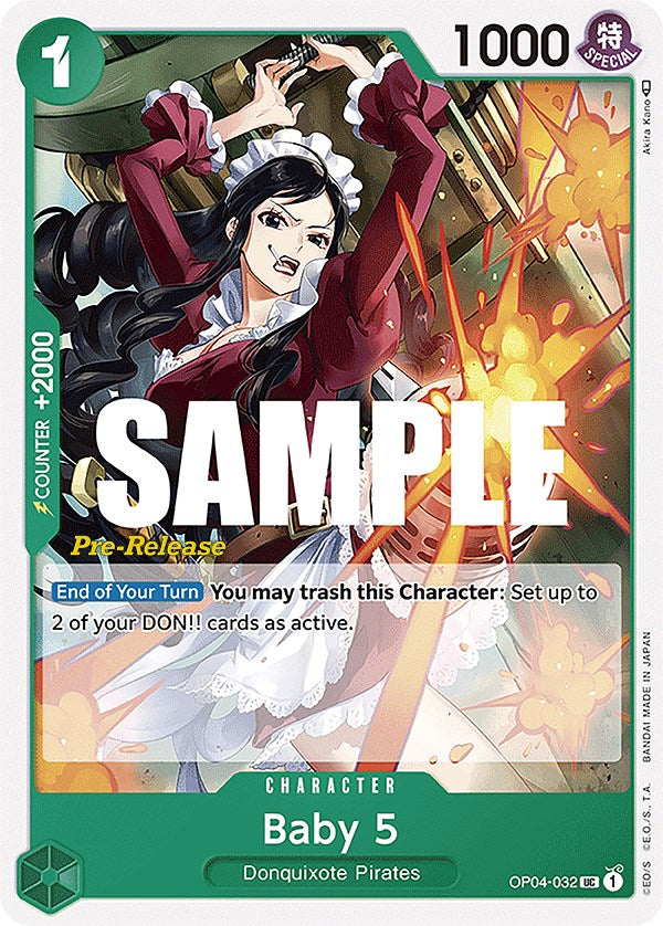 Baby 5 [Kingdoms of Intrigue Pre-Release Cards] Bandai